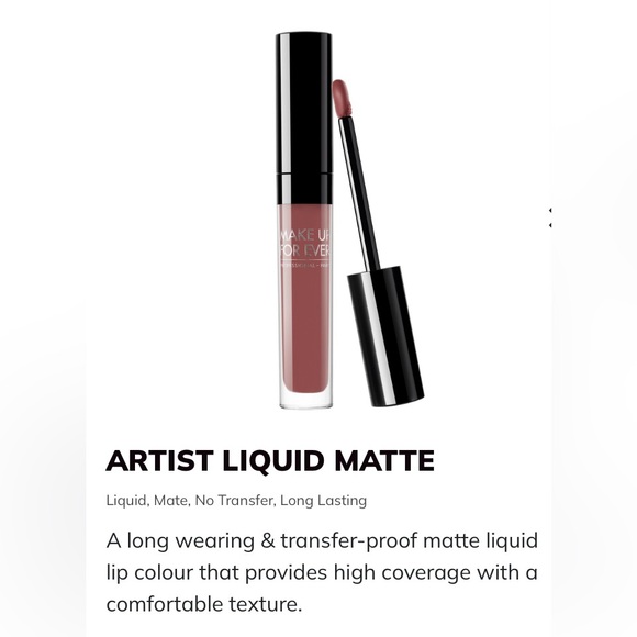 MAKEUP FOREVER - Liquid Matte Lipcolour #109- Praline - BRAND NEW! Great colour! - Picture 4 of 6